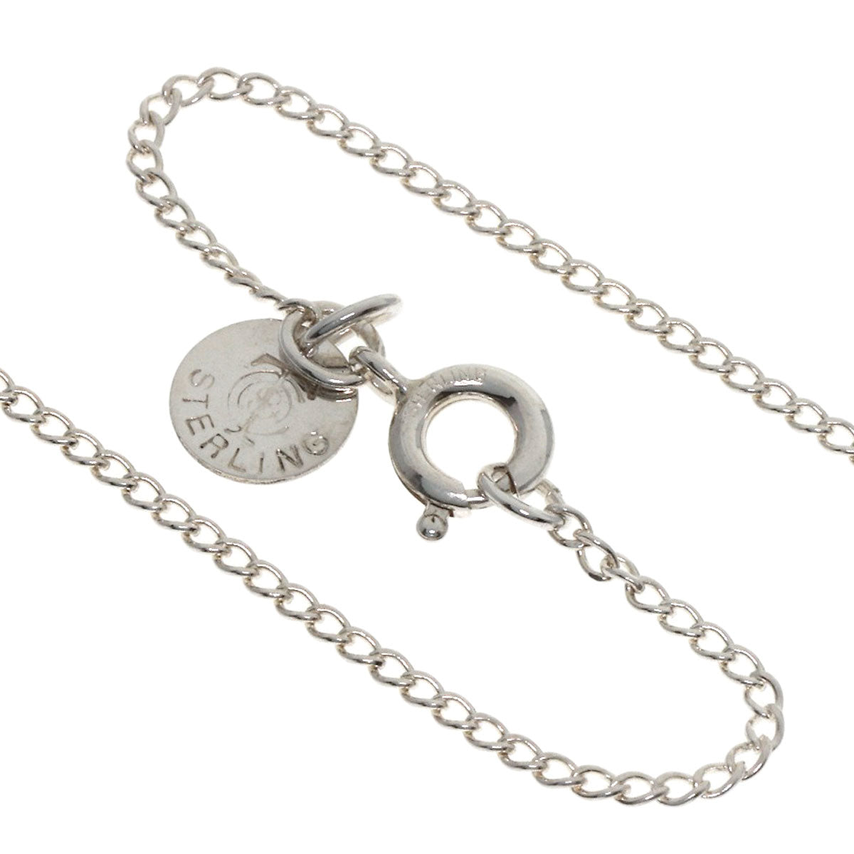 TIFFANY&Co. Crescent moon Necklace Silver Ladies [Used]