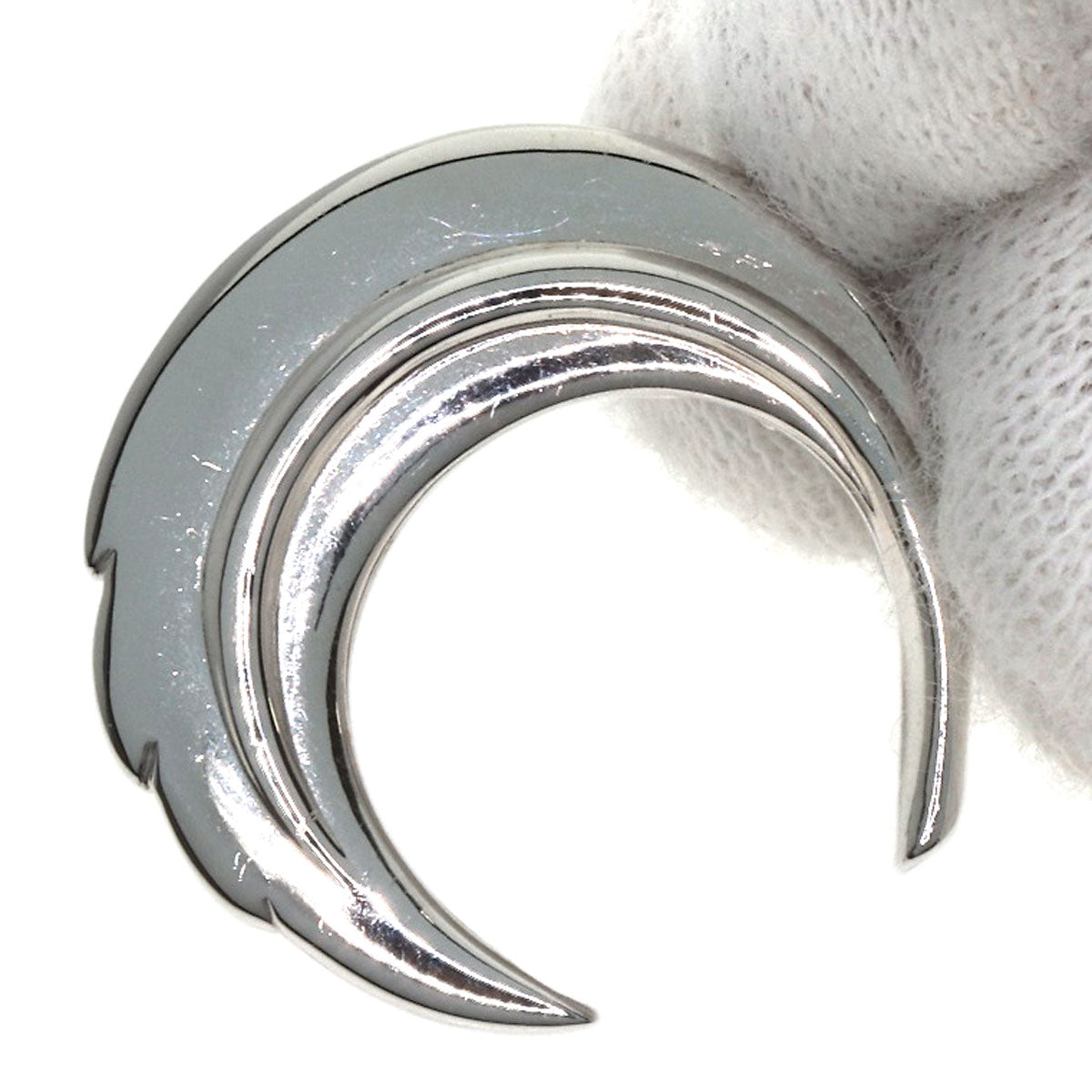 TIFFANY&Co. Crescent moon Necklace Silver Ladies [Used]