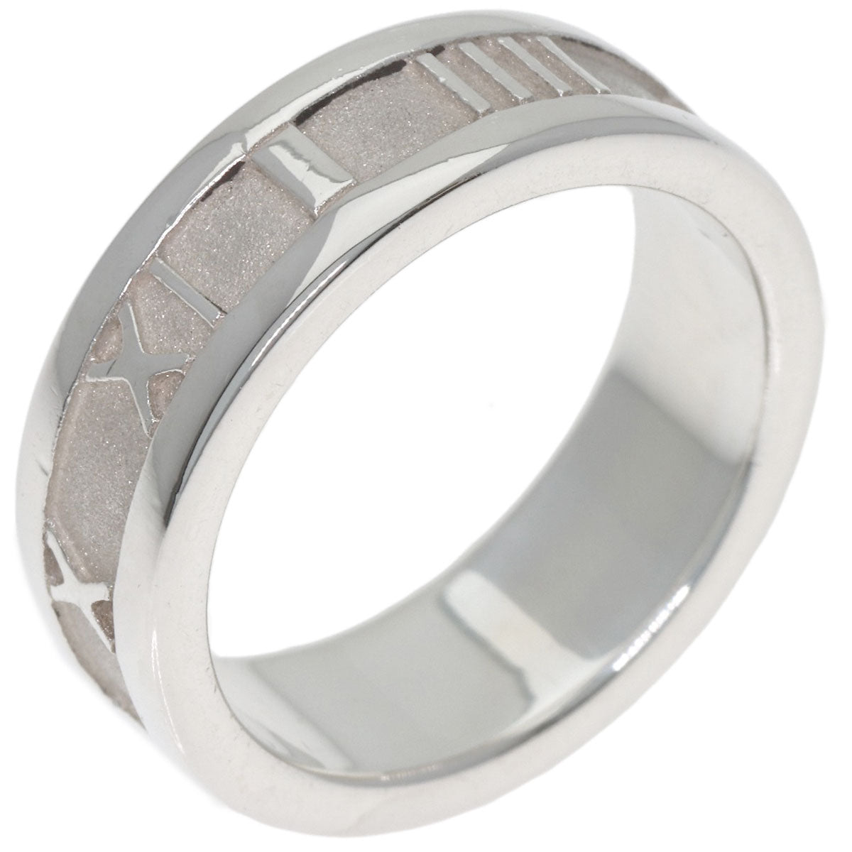 TIFFANY&Co. Atlas Ring Silver Ladies [Used]