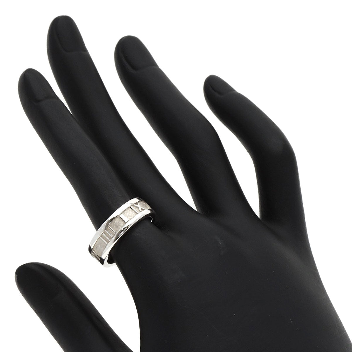 TIFFANY&Co. Atlas Ring Silver Ladies [Used]