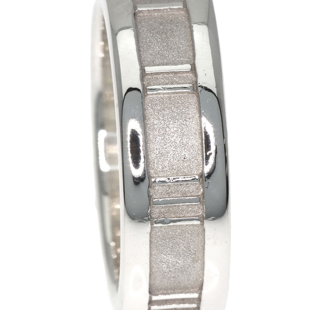 TIFFANY&Co. Atlas Ring Silver Ladies [Used]