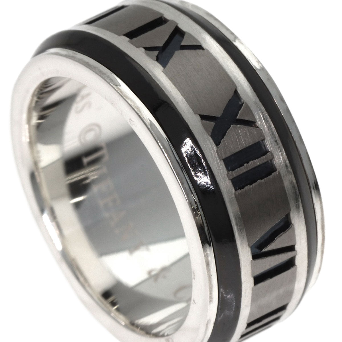 TIFFANY&Co. Atlas Ring Silver TitaniumLadies [Used]