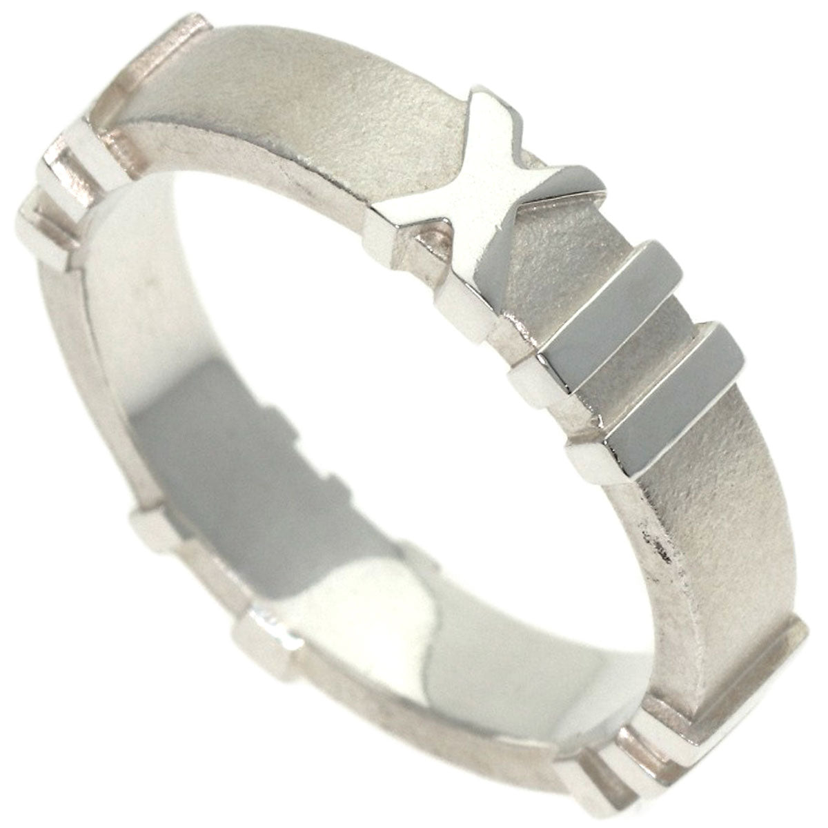 TIFFANY&Co. Atlas Ring Silver Ladies [Used]