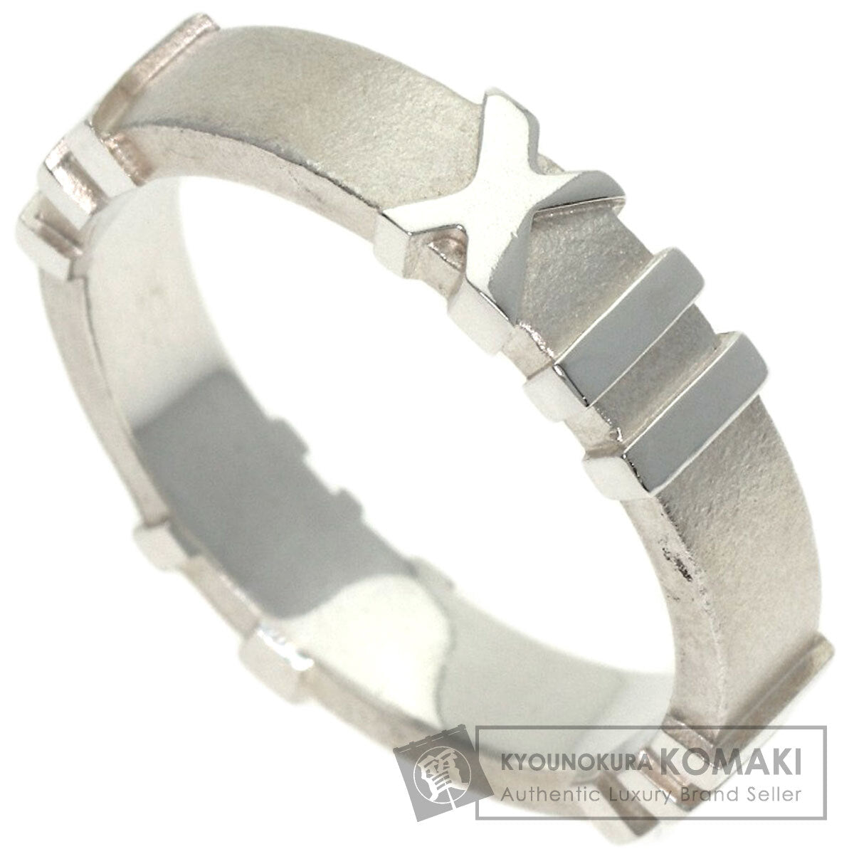 TIFFANY&Co. Atlas Ring Silver Ladies [Used]