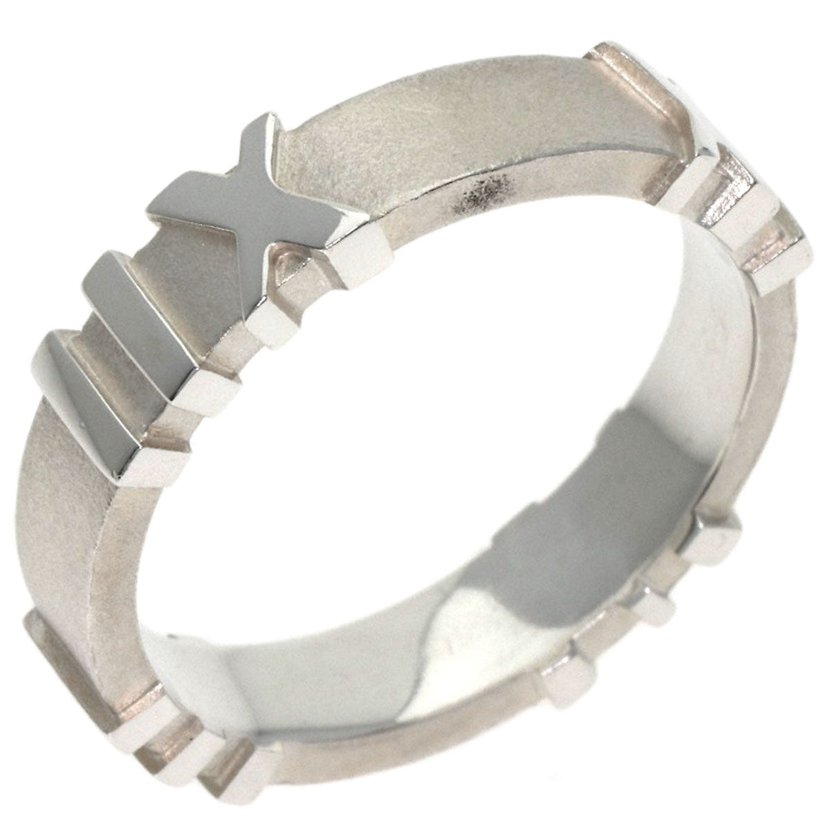 TIFFANY&Co. Atlas Ring Silver Ladies [Used]