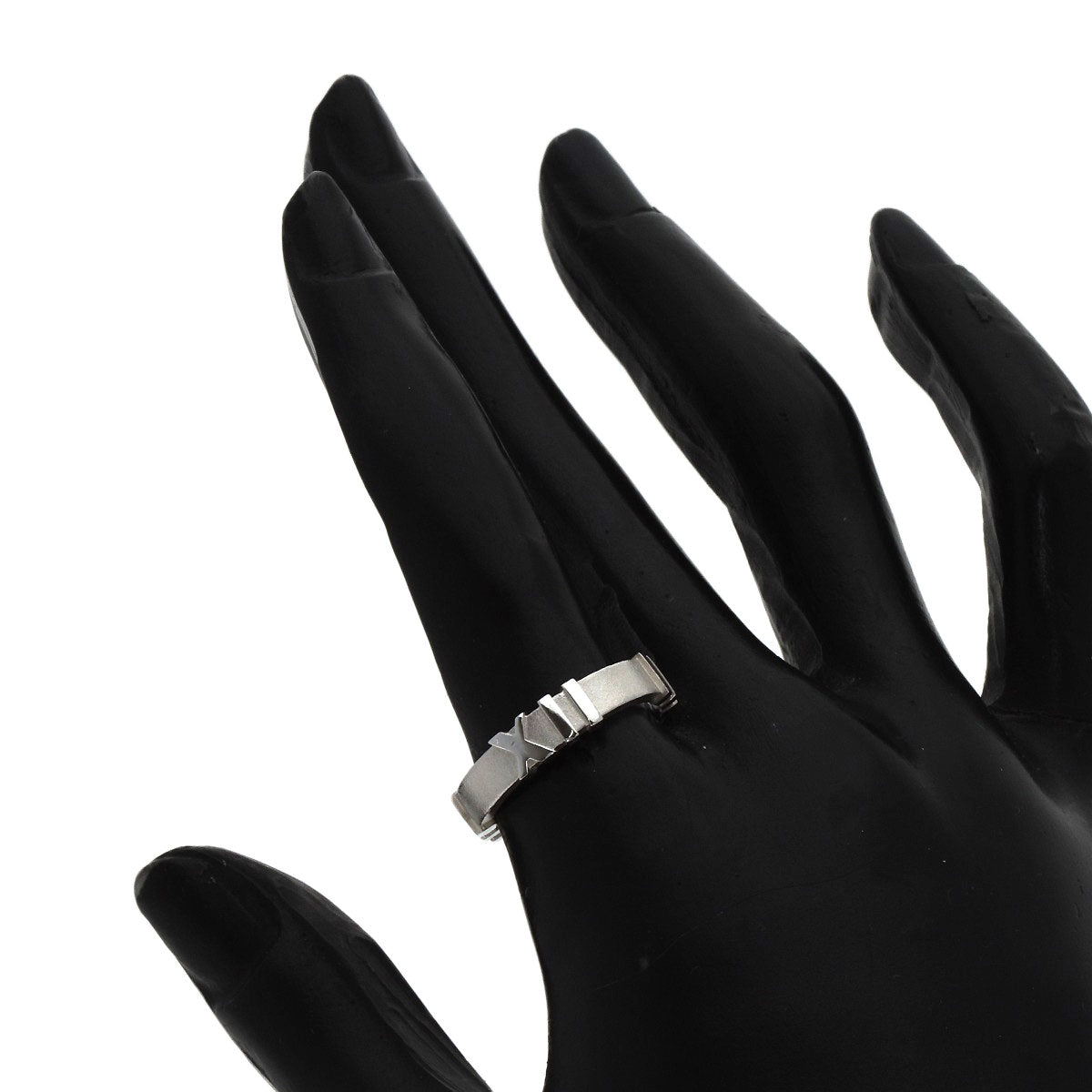 TIFFANY&Co. Atlas Ring Silver Ladies [Used]