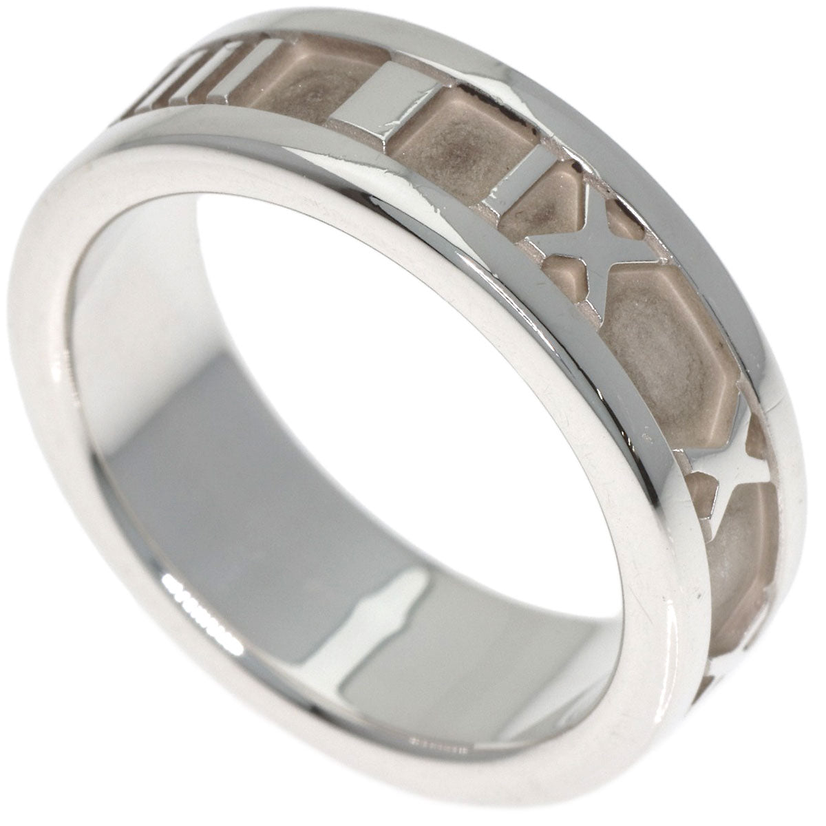 TIFFANY&Co. Atlas Ring Silver Ladies [Used]