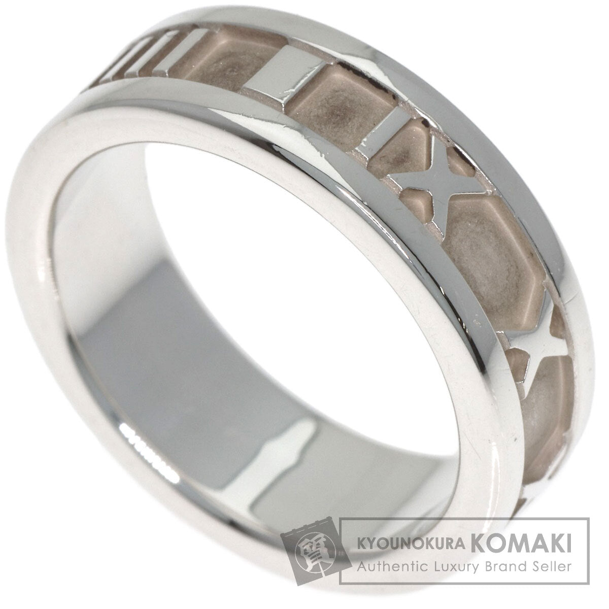 TIFFANY&Co. Atlas Ring Silver Ladies [Used]