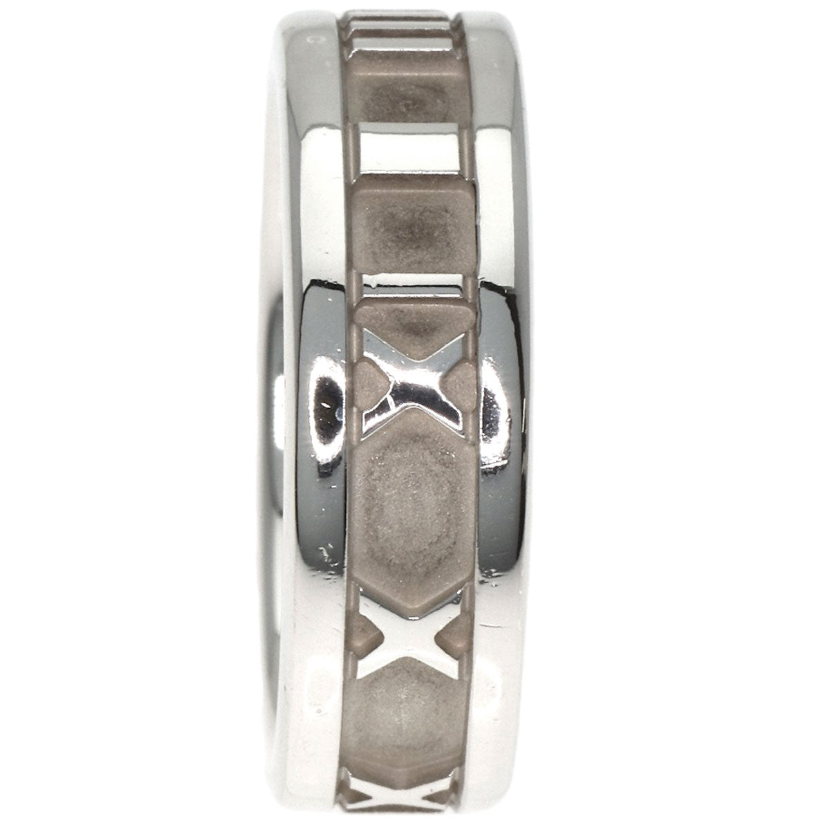 TIFFANY&Co. Atlas Ring Silver Ladies [Used]