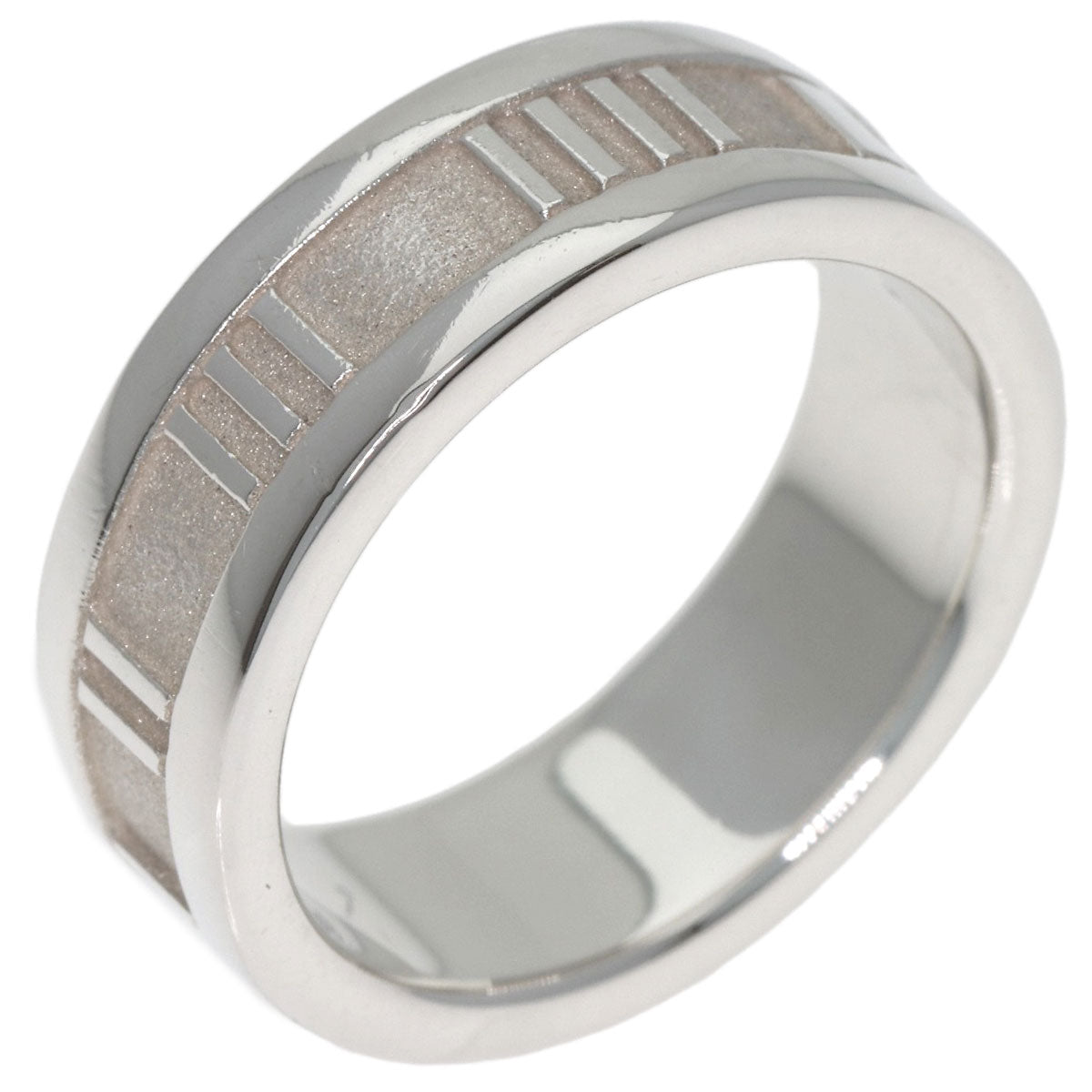 TIFFANY&Co. Atlas Ring Silver Ladies [Used]