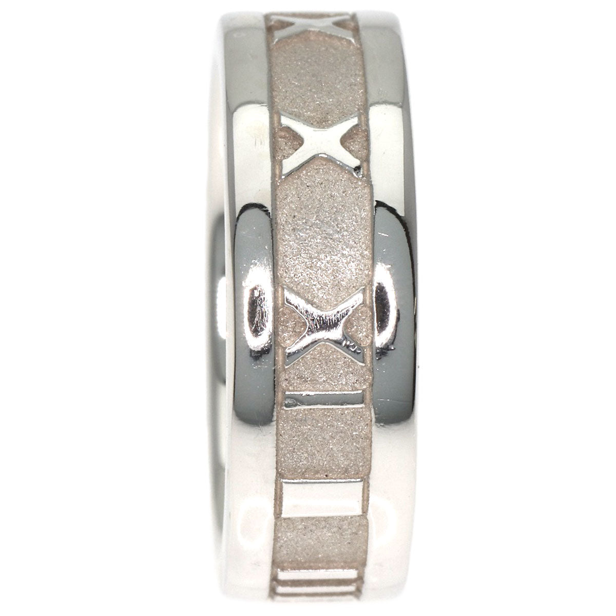 TIFFANY&Co. Atlas Ring Silver Ladies [Used]