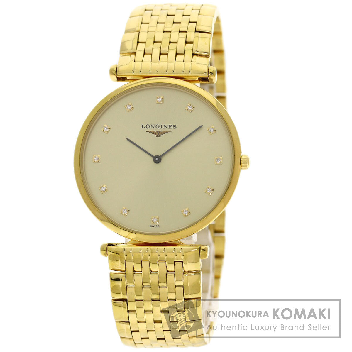 LONGINES Grand classic Watches L4.709.2 Gold Plated/Gold Plated mens