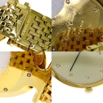 LONGINES Grand classic Watches L4.709.2 Gold Plated/Gold Plated mens