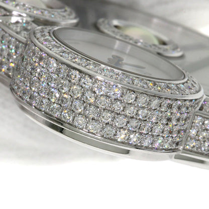 CARTIER Beruru Watches WJ304850 K18 White Gold/Leather Ladies