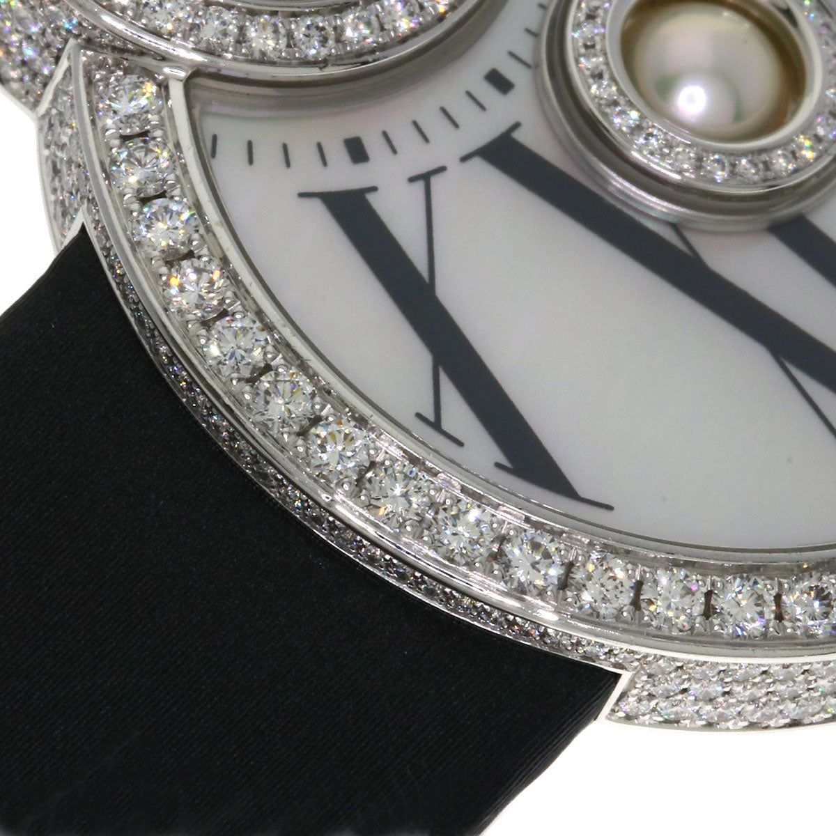 CARTIER Beruru Watches WJ304850 K18 White Gold/Leather Ladies