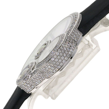 CARTIER Beruru Watches WJ304850 K18 White Gold/Leather Ladies