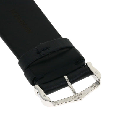 CARTIER Beruru Watches WJ304850 K18 White Gold/Leather Ladies