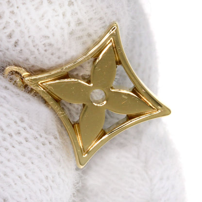LOUIS VUITTON Monogram Ldylle Diamond (single item) Q96168 earring K18 Yellow Gold Ladies [Used]