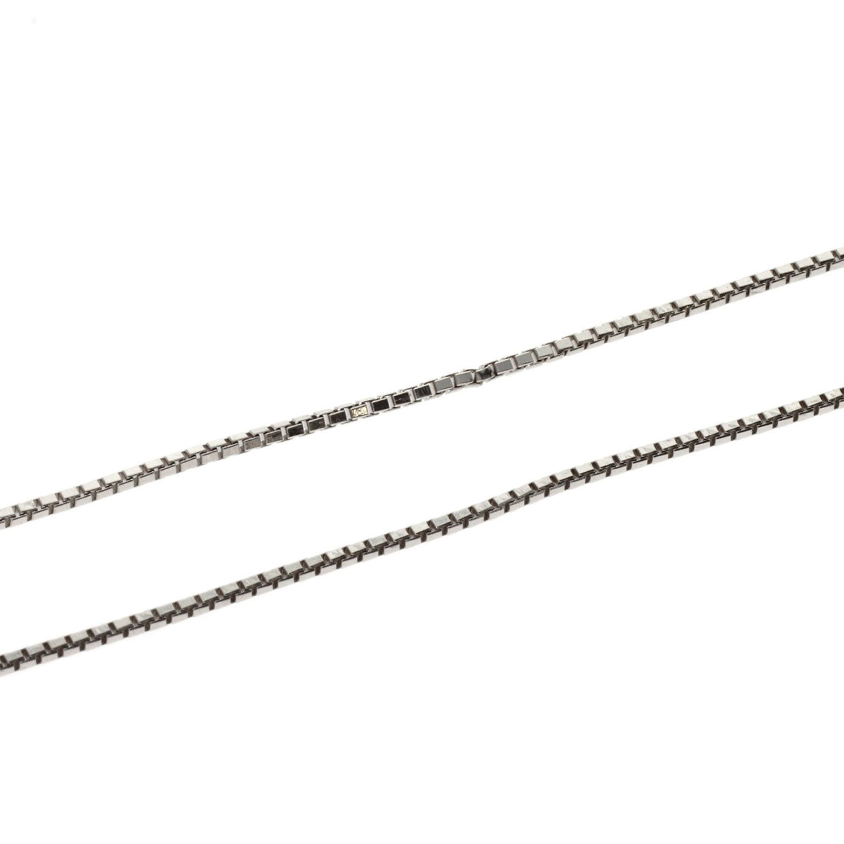 0.5ct Diamond Necklace K18 White Gold 3.6g　Ladies