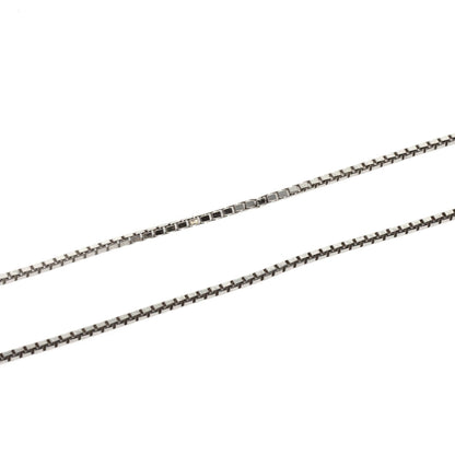 0.5ct Diamond Necklace K18 White Gold 3.6g　Ladies
