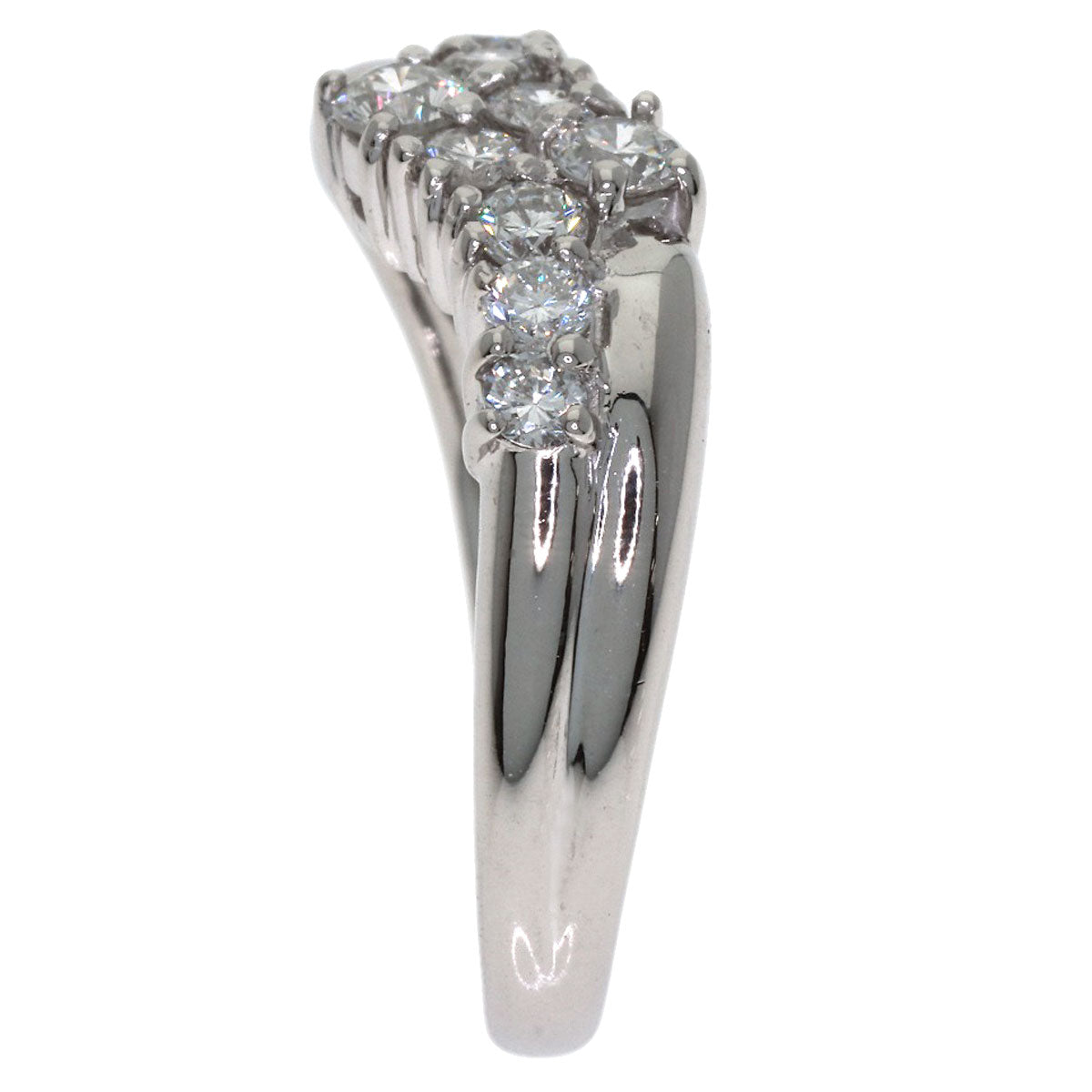 0.58ct Diamond Ring Platinum PT900 7.2g　Ladies