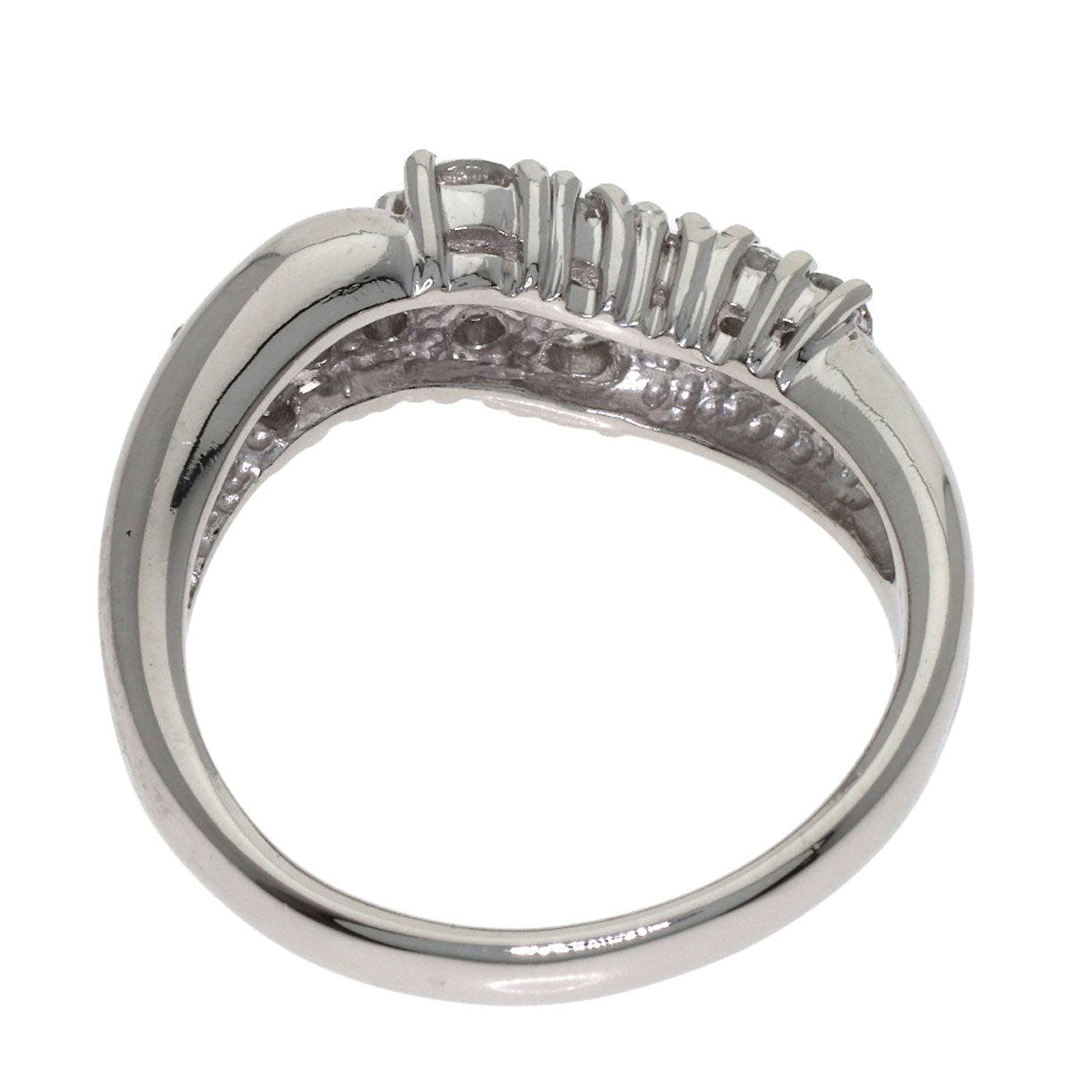 0.58ct Diamond Ring Platinum PT900 7.2g　Ladies