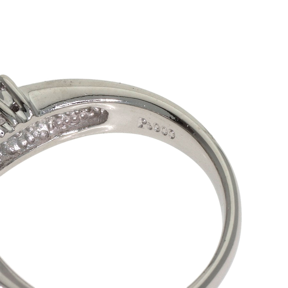 0.58ct Diamond Ring Platinum PT900 7.2g　Ladies