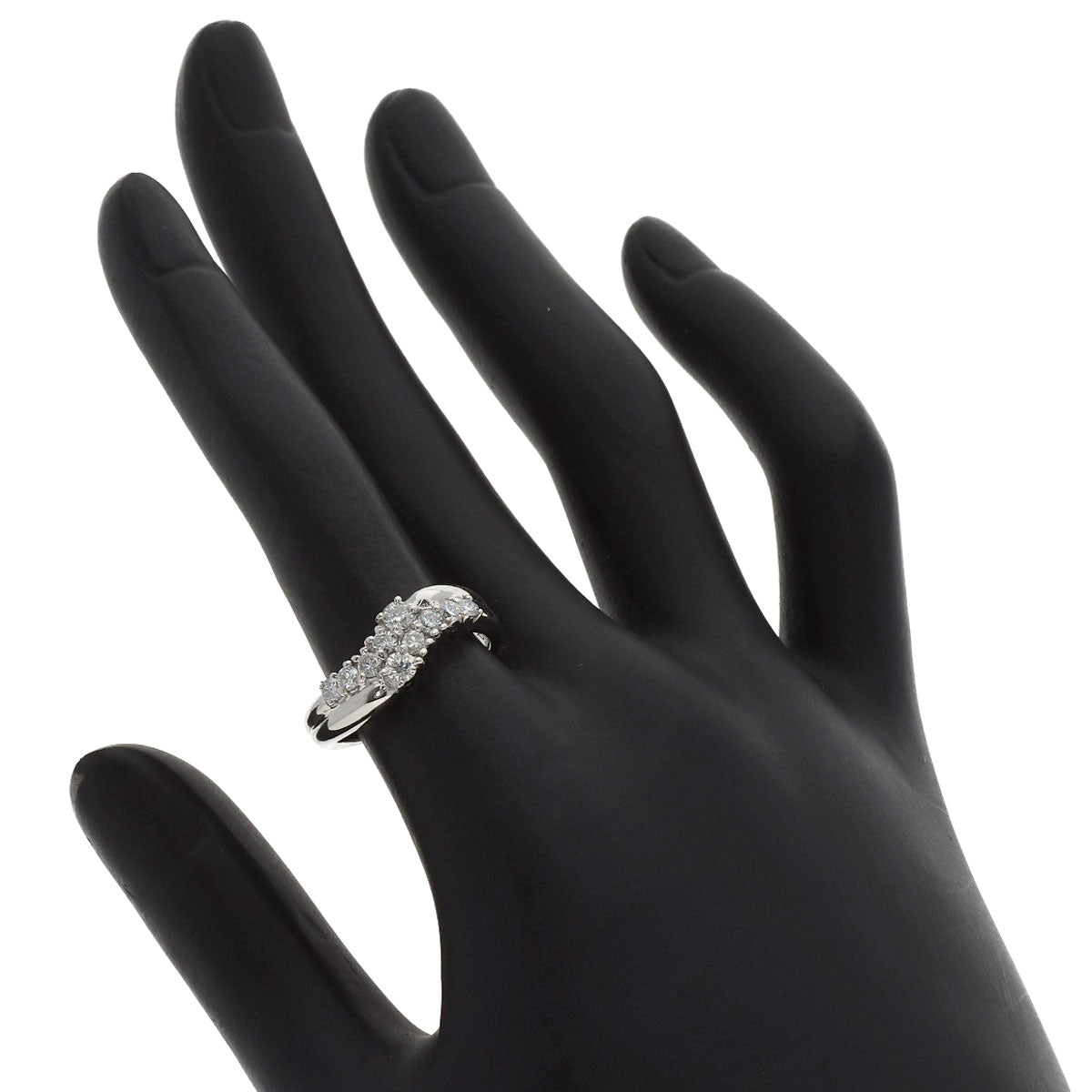 0.58ct Diamond Ring Platinum PT900 7.2g　Ladies