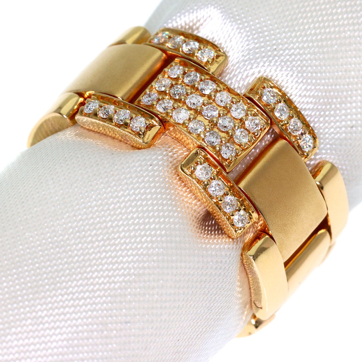 0.25ct Diamond Ring K18 Pink Gold 6.5g　Ladies