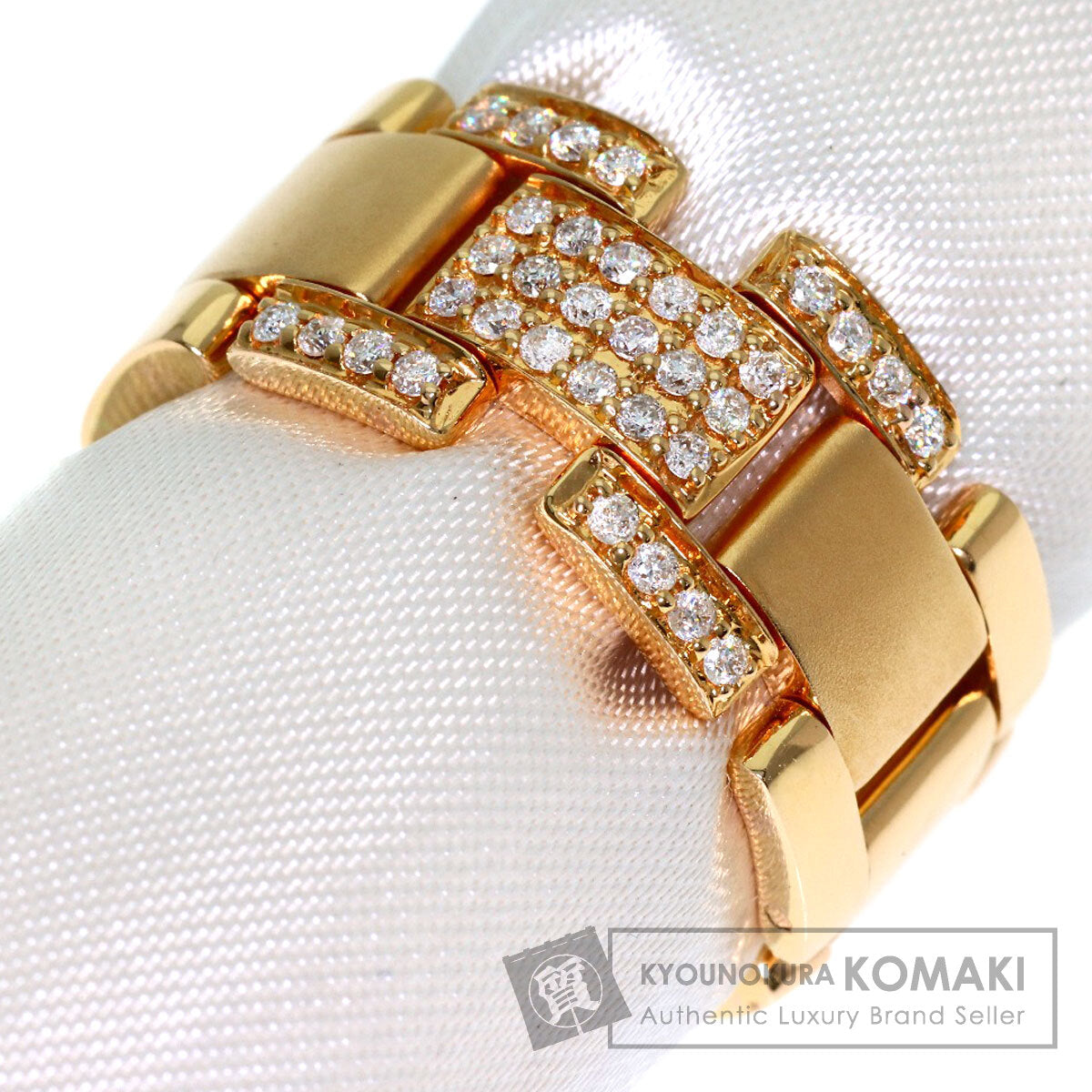 0.25ct Diamond Ring K18 Pink Gold 6.5g　Ladies