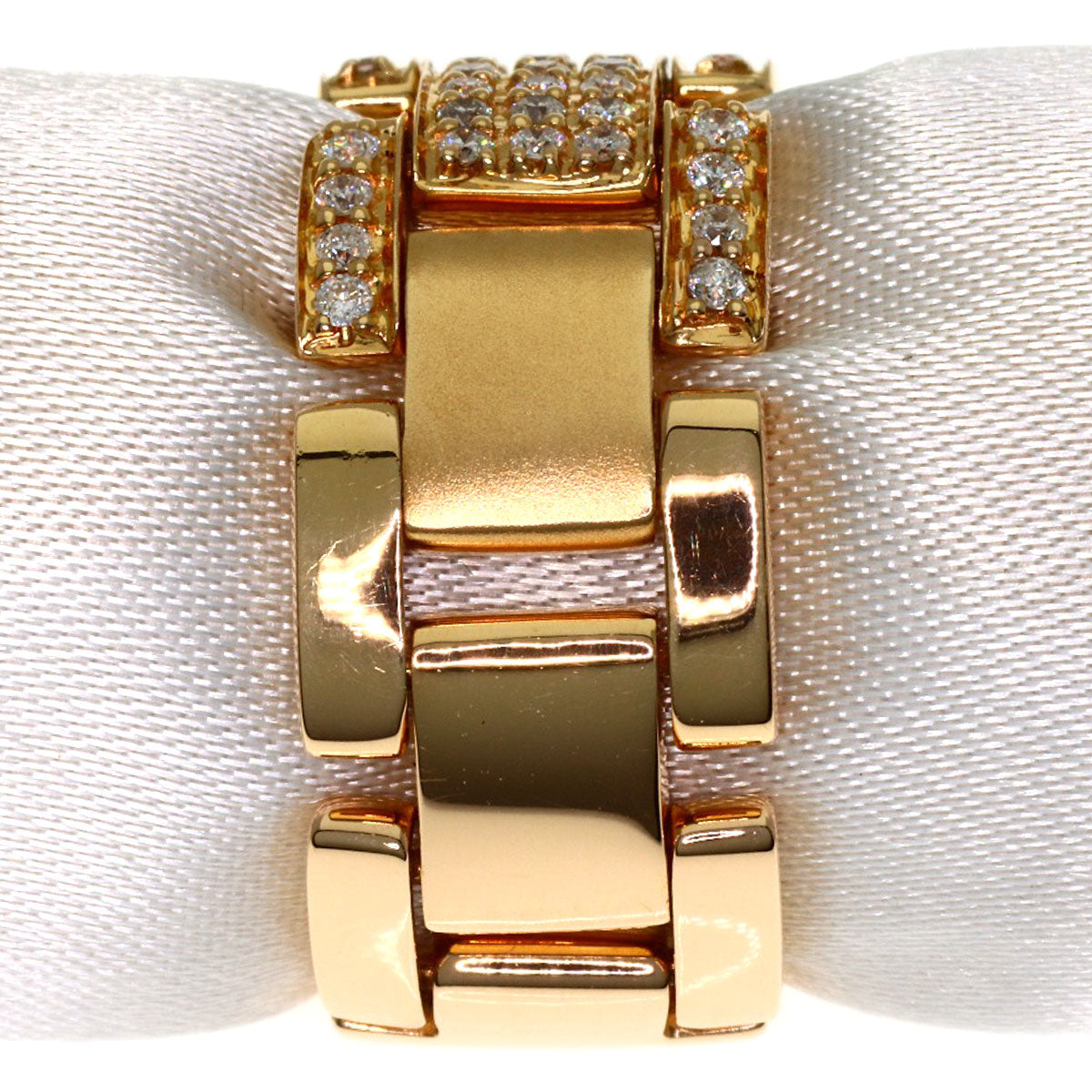 0.25ct Diamond Ring K18 Pink Gold 6.5g　Ladies