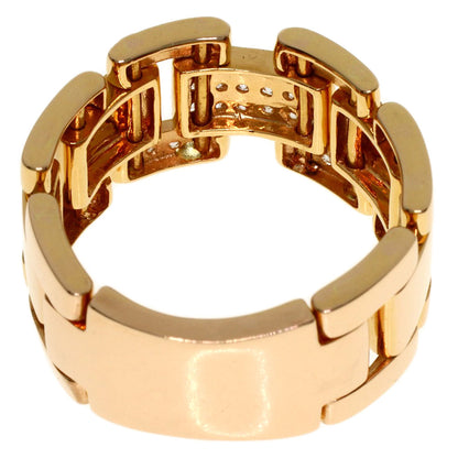 0.25ct Diamond Ring K18 Pink Gold 6.5g　Ladies