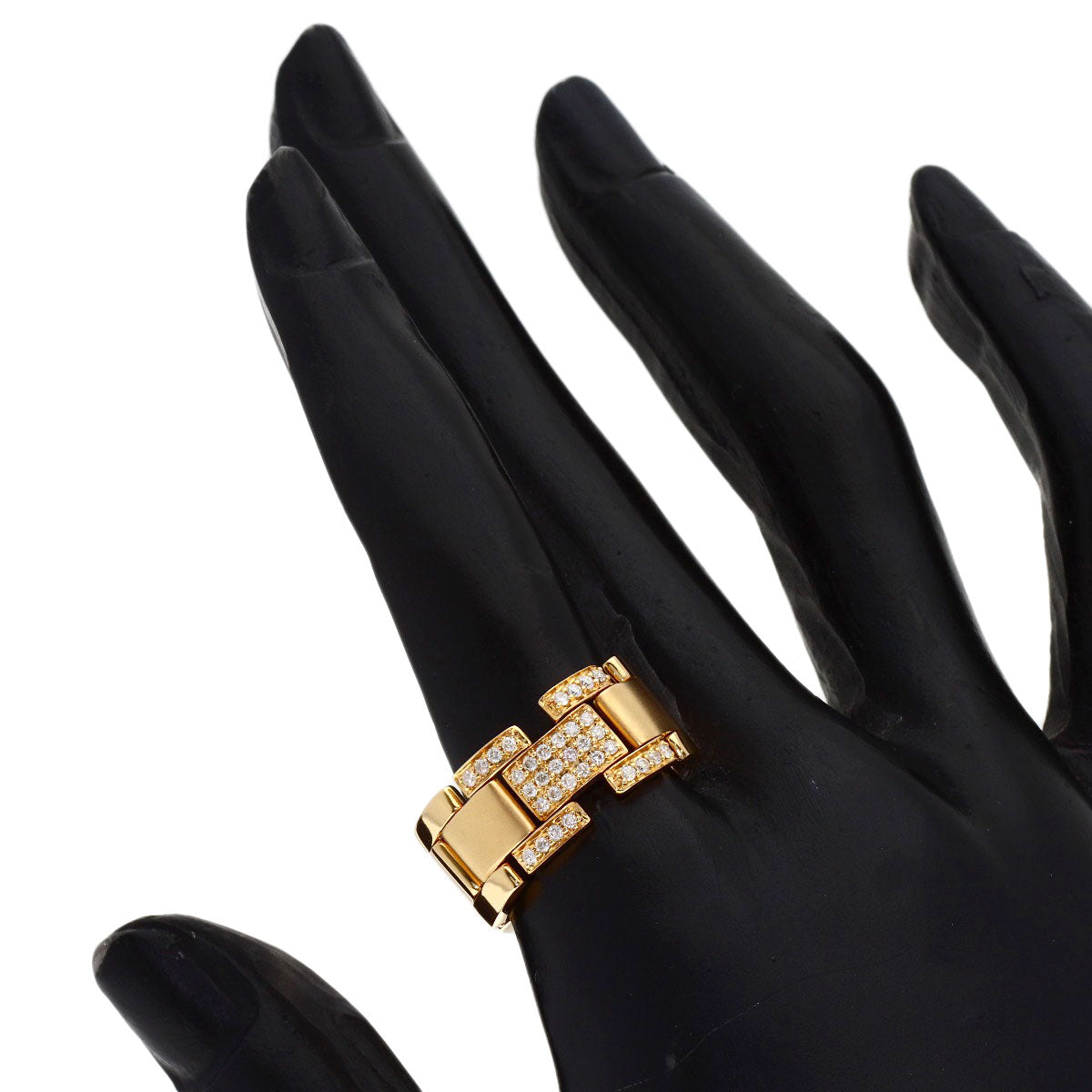 0.25ct Diamond Ring K18 Pink Gold 6.5g　Ladies
