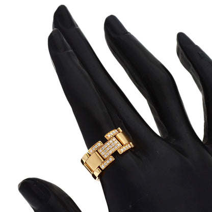 0.25ct Diamond Ring K18 Pink Gold 6.5g　Ladies