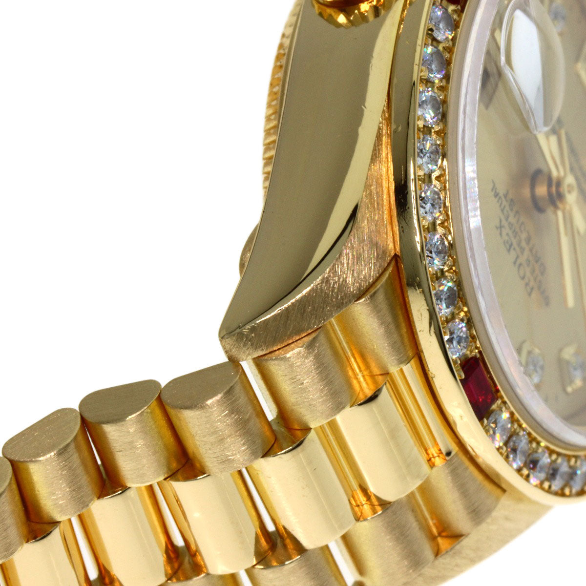 ROLEX DATEJUST 10P Diamond Watches 69068G K18 Yellow Gold/18K Yellow Gold Ladies