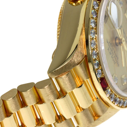 ROLEX DATEJUST 10P Diamond Watches 69068G K18 Yellow Gold/18K Yellow Gold Ladies