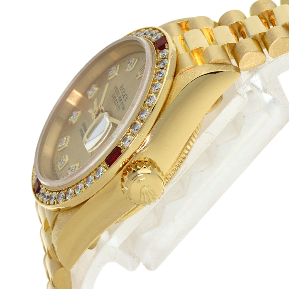 ROLEX DATEJUST 10P Diamond Watches 69068G K18 Yellow Gold/18K Yellow Gold Ladies
