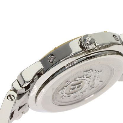 エルメス CL4.220 クリッパー ナクレ 腕時計 ステンレススチール/SSxGP レディース 【中古】【HERMES】