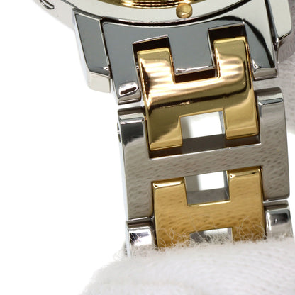 エルメス CL4.220 クリッパー ナクレ 腕時計 ステンレススチール/SSxGP レディース 【中古】【HERMES】