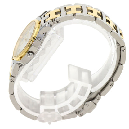 エルメス CL4.220 クリッパー ナクレ 腕時計 ステンレススチール/SSxGP レディース 【中古】【HERMES】