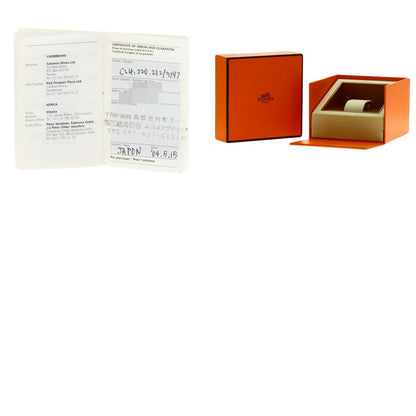 エルメス CL4.220 クリッパー ナクレ 腕時計 ステンレススチール/SSxGP レディース 【中古】【HERMES】