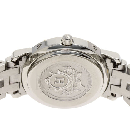 エルメス CL4.220 クリッパー ナクレ 腕時計 ステンレススチール/SSxGP レディース 【中古】【HERMES】