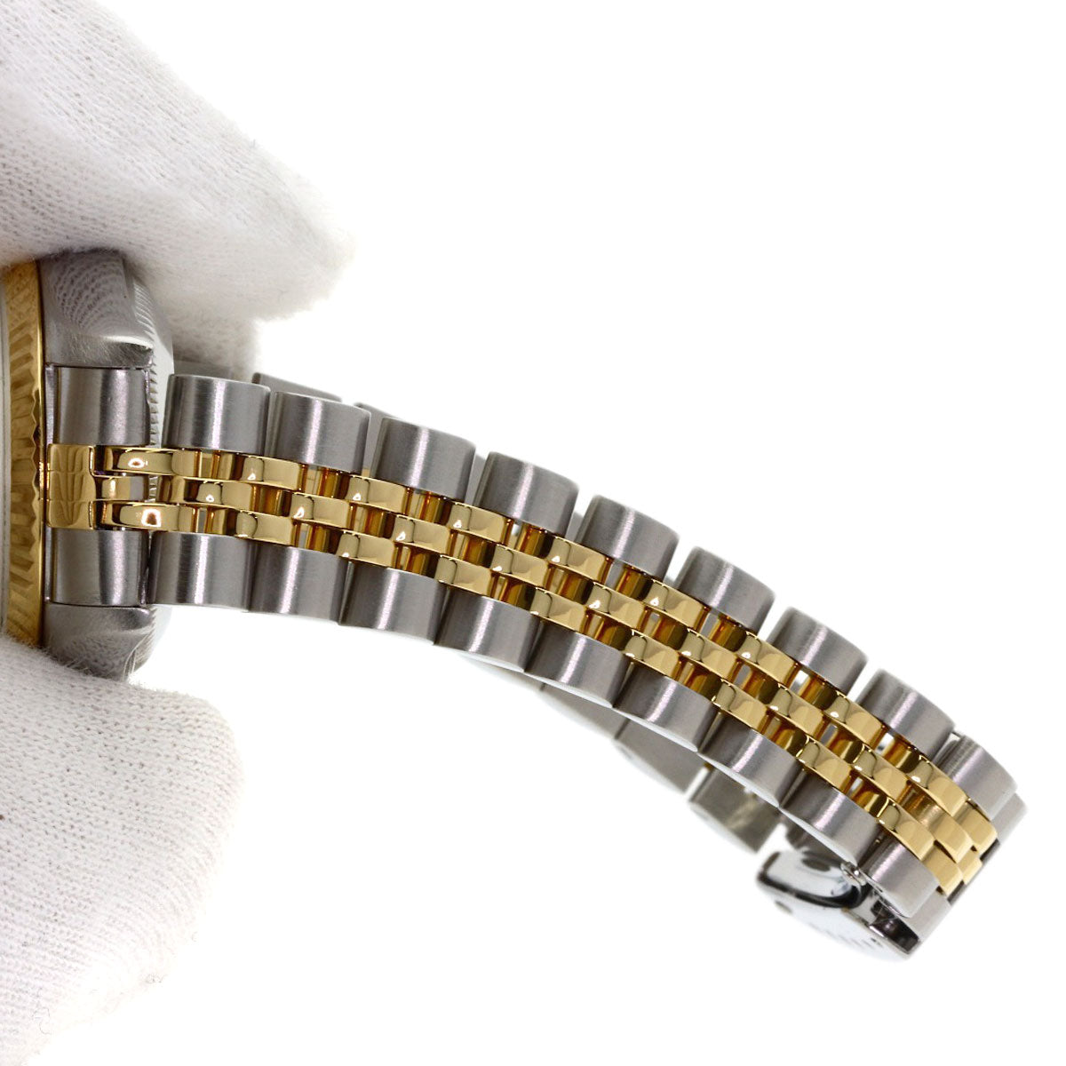 ROLEX DATEJUST 10P Diamond Watches 69173G Stainless Steel/SSxK18YG Ladies