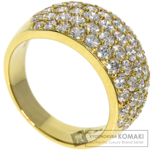 MIKIMOTO Diamond Ring K18 Yellow Gold Ladies [Used]