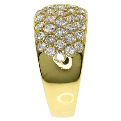 MIKIMOTO Diamond Ring K18 Yellow Gold Ladies [Used]