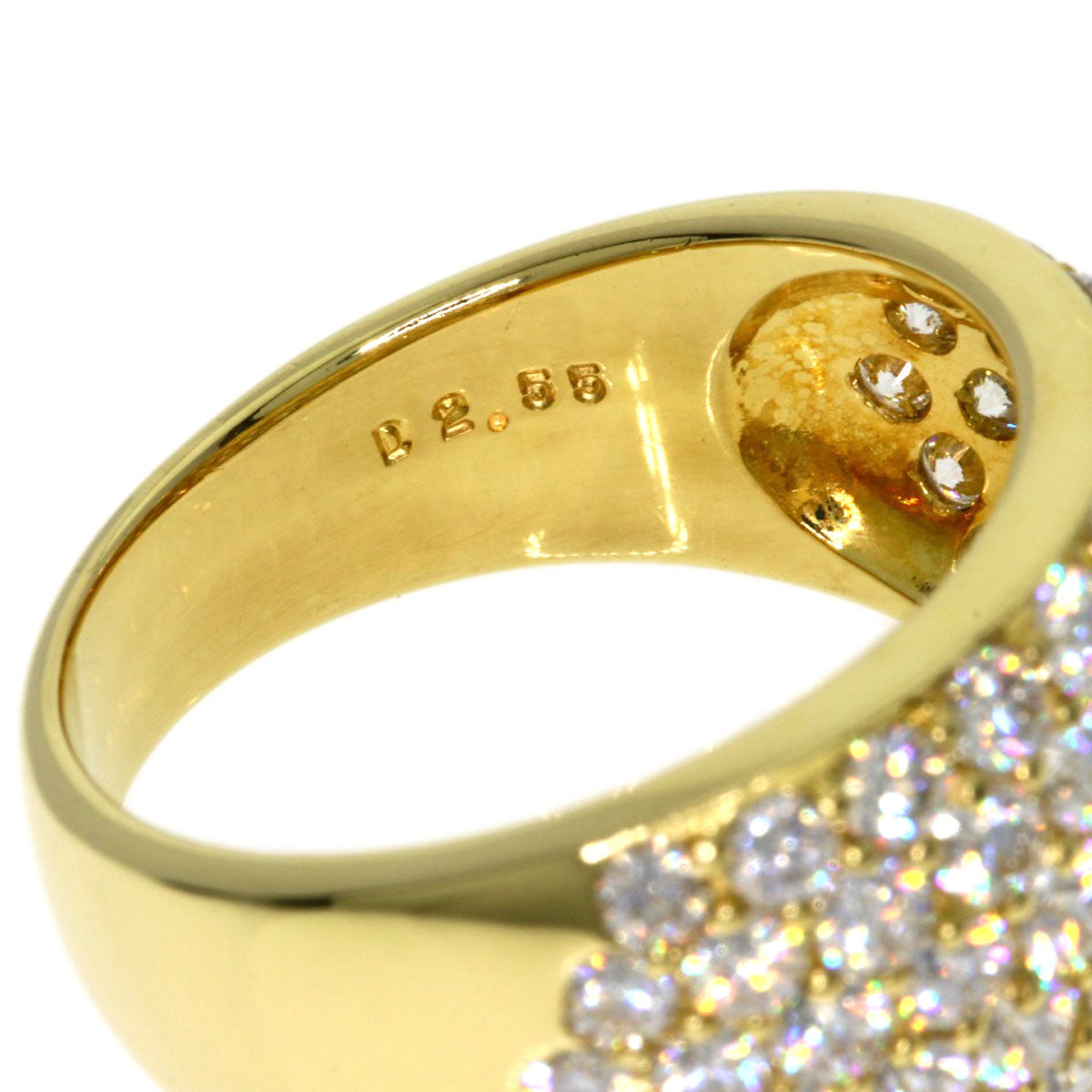 MIKIMOTO Diamond Ring K18 Yellow Gold Ladies [Used]