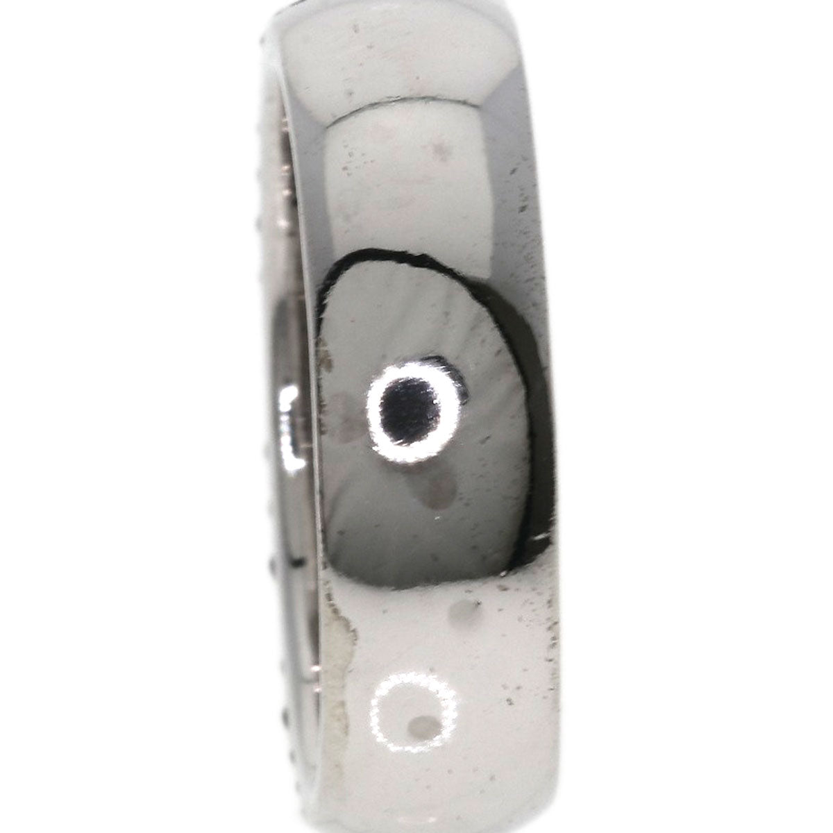 Ponte Vecchio Black　Diamond Diamond Ring K18 White Gold Ladies [Used]