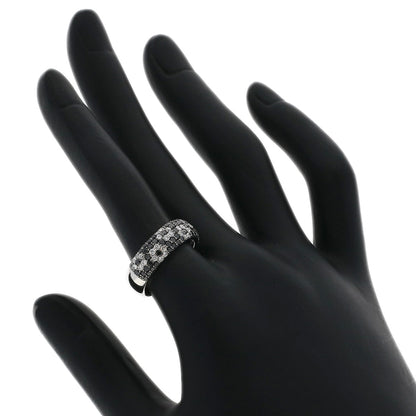 Ponte Vecchio Black　Diamond Diamond Ring K18 White Gold Ladies [Used]