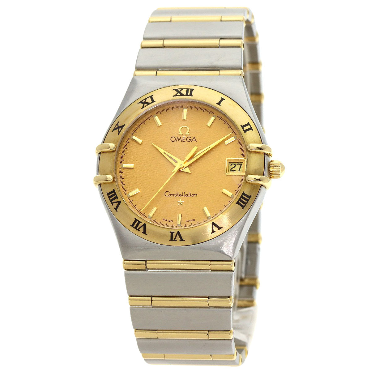 OMEGA Constellation full bar Watches 1210.10 Stainless Steel/SSxK18YG mens