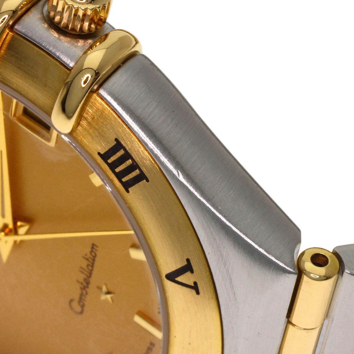 OMEGA Constellation full bar Watches 1210.10 Stainless Steel/SSxK18YG mens